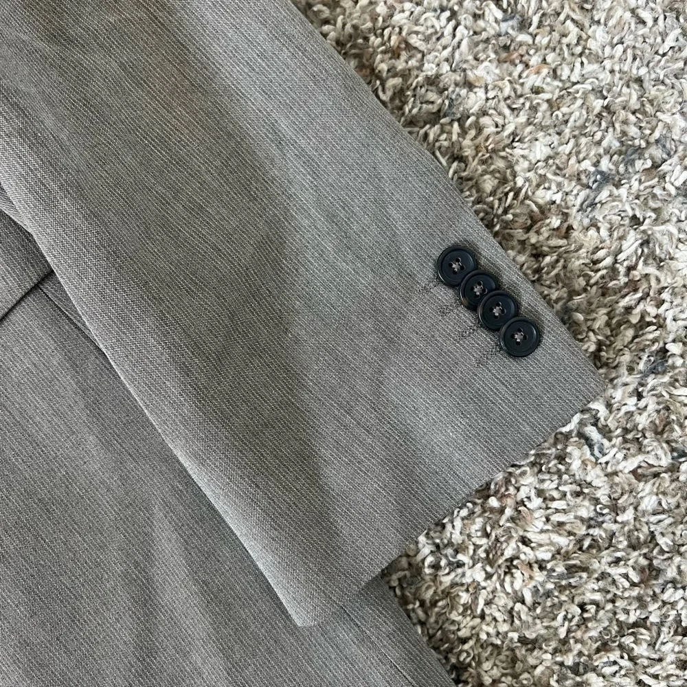 Banana Republic Tailored Fit Taupe Melange Blazer